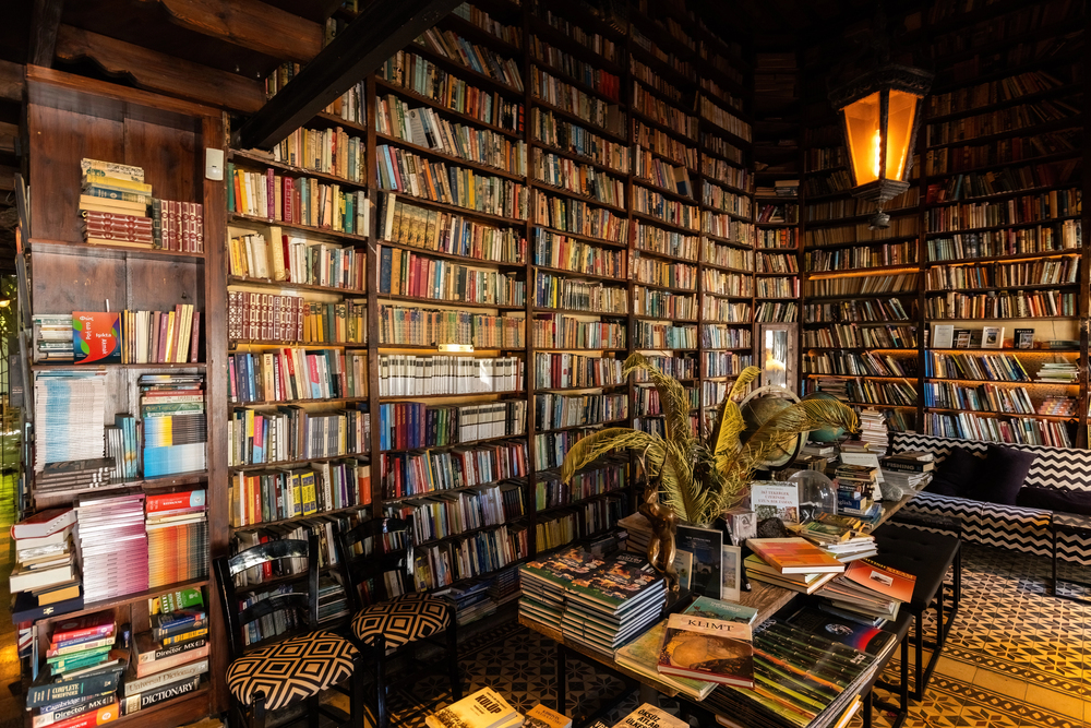 A library room in a house